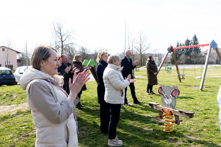 ODPRTJE DVEH  OTROŠKIH IGRIŠČ V KOŠANI 6.3.2026 - Valter Leban-0502